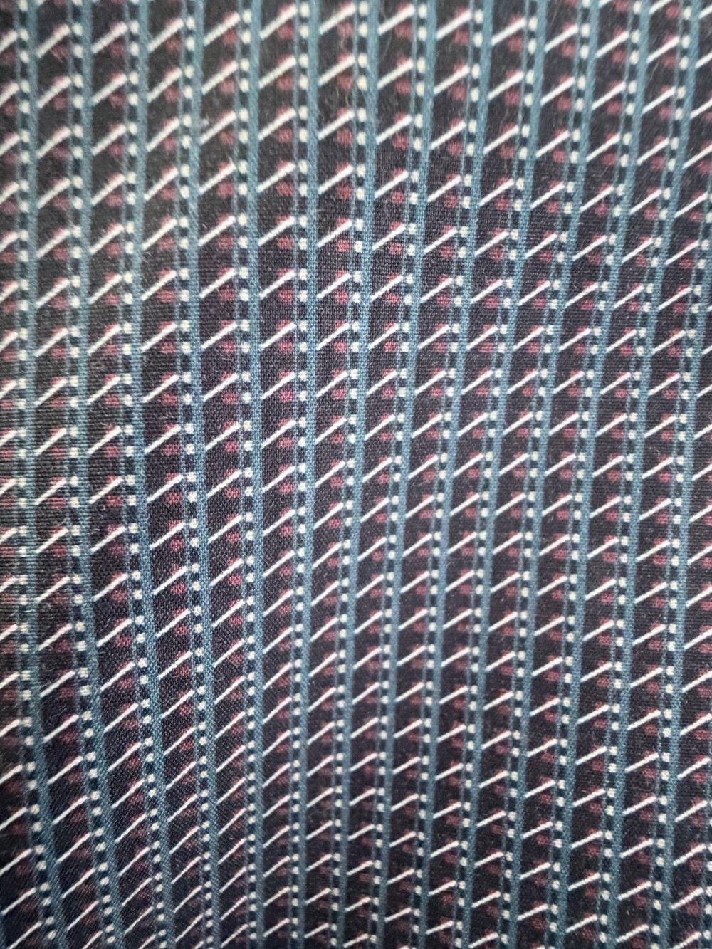 NWT Hugo Boss Ronni Slim Fit Stretch XXL Navy Geometric Print Dress Shirt $148 - Picture 9 of 16